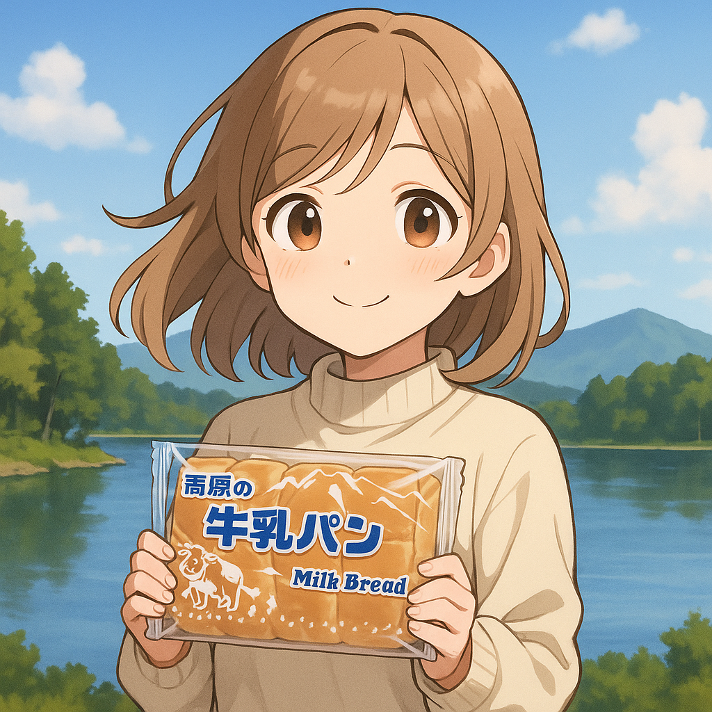 モンドウル田村屋牛乳パン イメージイラスト