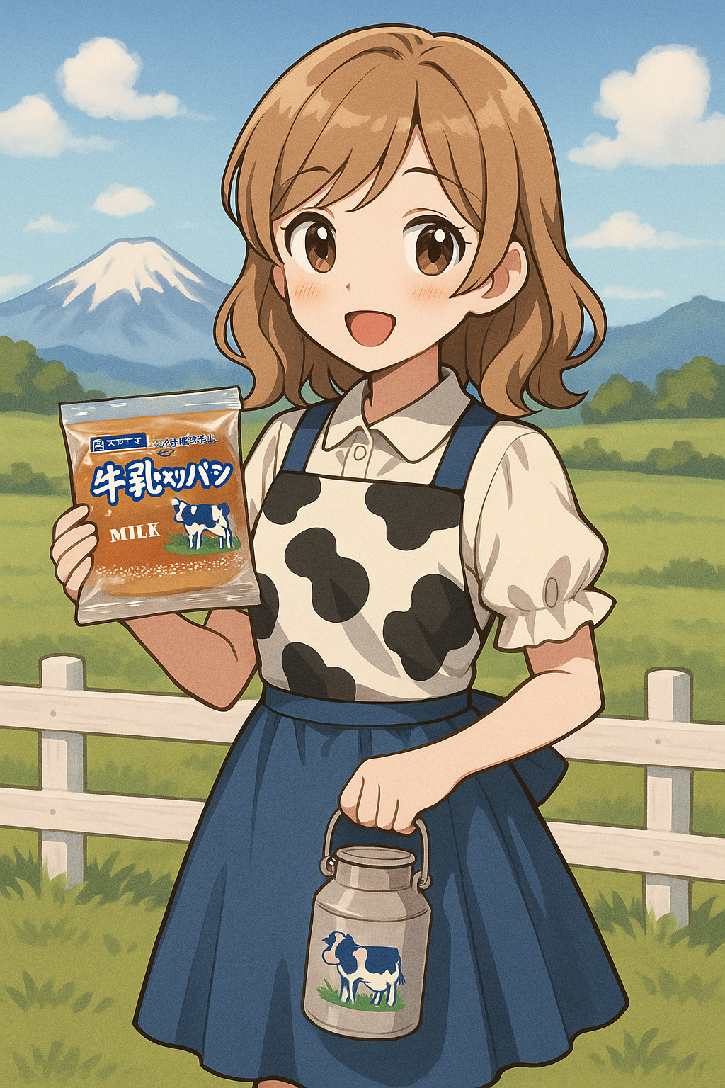 ヤマザキ牛乳パン イメージイラスト