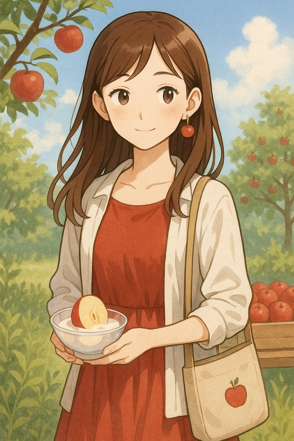 シナノレッドのイメージイラスト