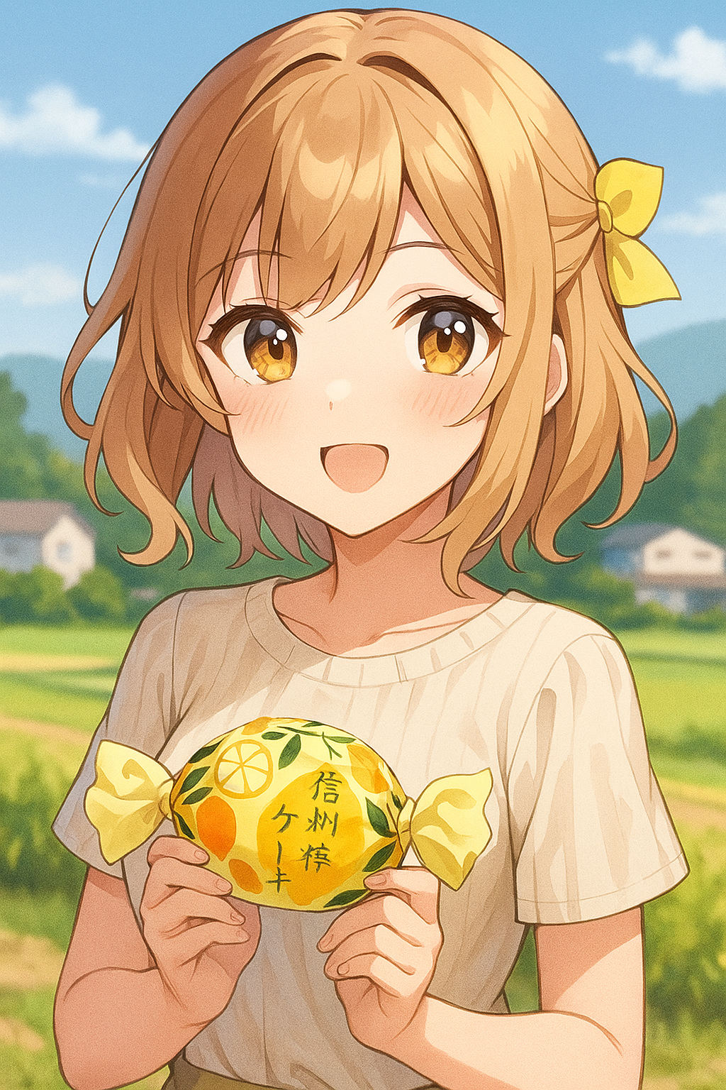 花岡「レモンケーキ」イメージイラスト