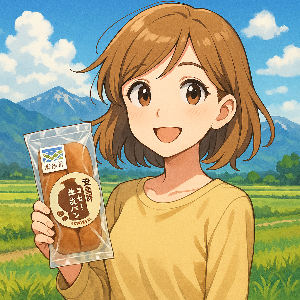 トラットリアコーヒー牛乳パン イメージイラスト
