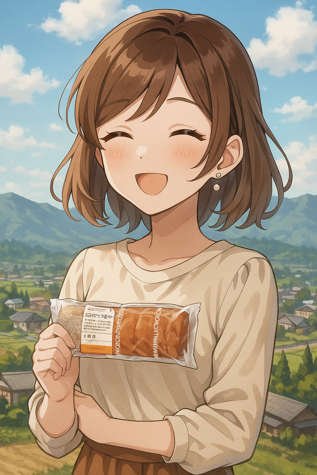 モンドウル田村屋コーヒー牛乳パン イメージイラスト