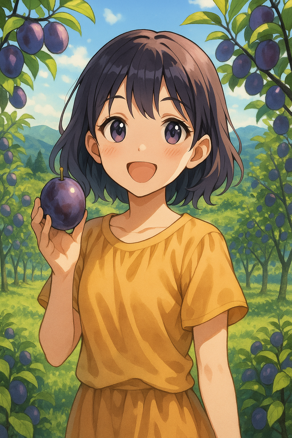 プルーンイメージイラスト